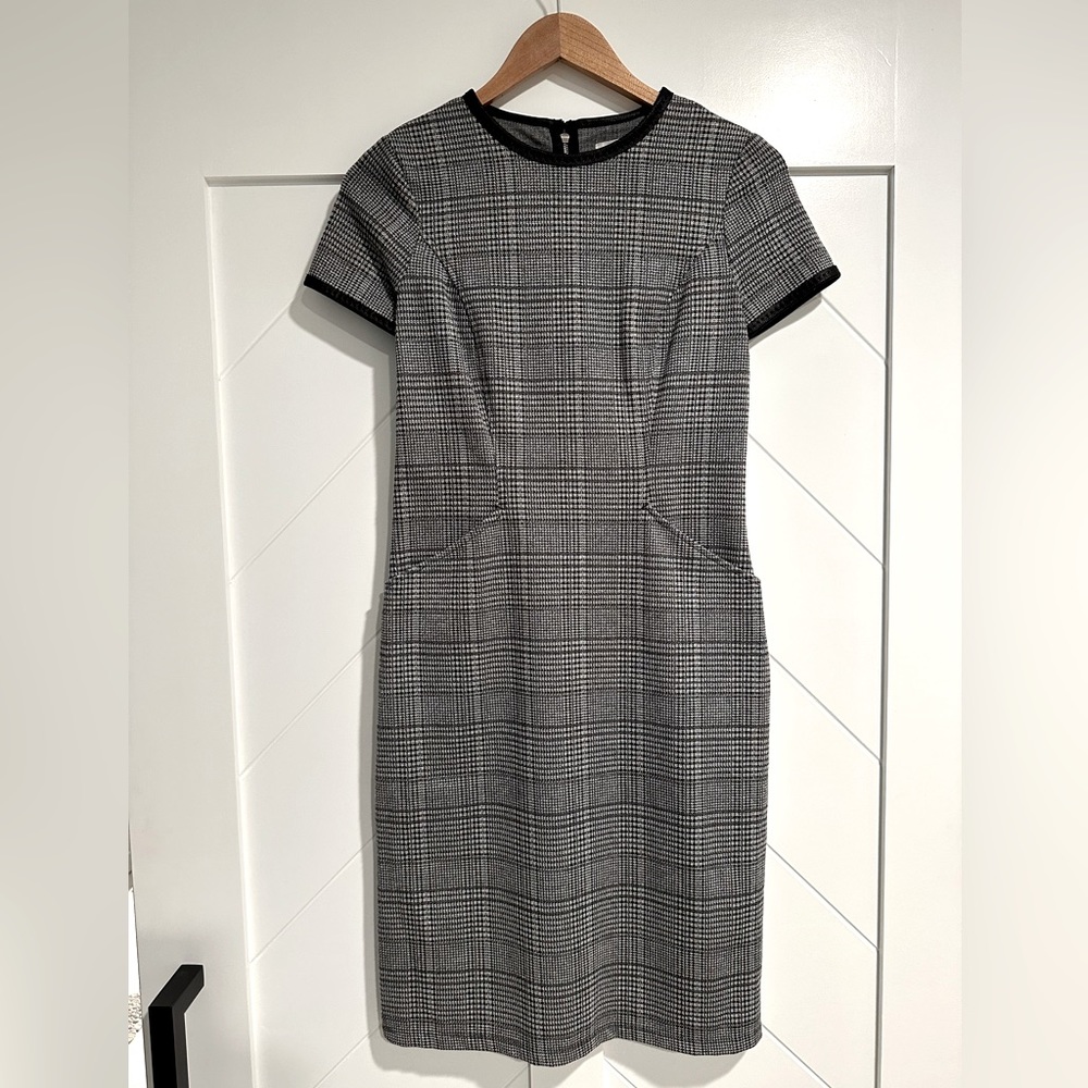 Max Studio Plaid Sheath Dress Size XS